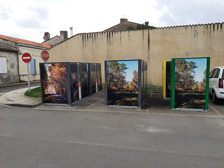 PAV LESPARRE 1 Un nouveau dispositif de collecte dans le bourg de Lesparre Médoc SMICOTOM 33