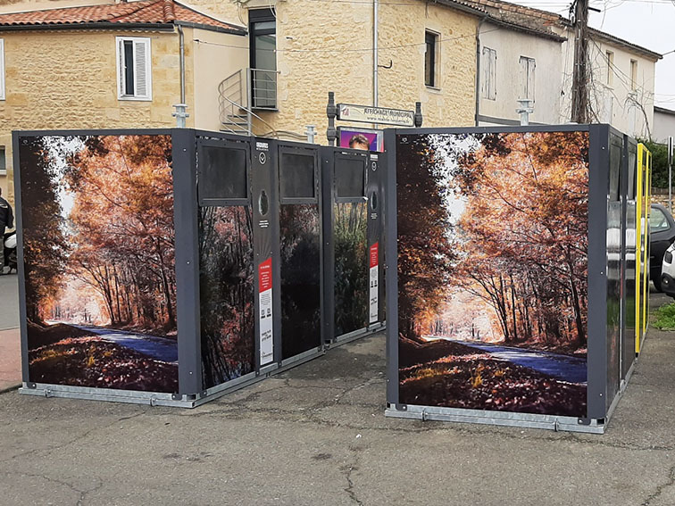 PAV LESPARRE 3 Un nouveau dispositif de collecte dans le bourg de Lesparre Médoc SMICOTOM 33