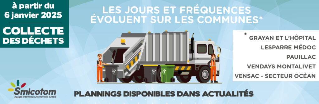 CARROUSEL collecte 2025 Plannings de collecte 2025 SMICOTOM 33 CARROUSEL collecte 2025 Plannings de collecte 2025 SMICOTOM 33